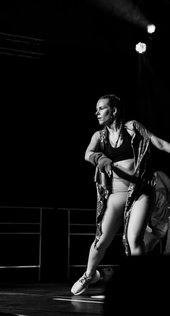 Salsation instructor leading with energy